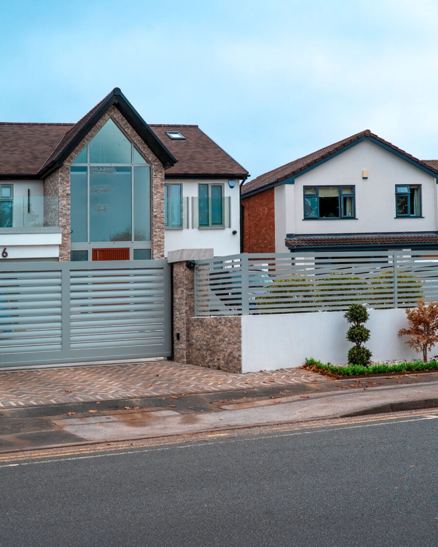 Front elevation of 166 House